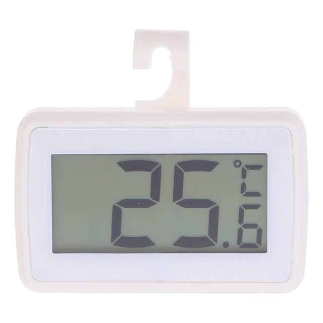 Lurrose Thermomètre pour Réfrigérateur Étanche en Abs Haute Précision, Économie D'espace, Plage de Mesure 20℃ à 110℃, Résolution 0,1℃, Cuisine