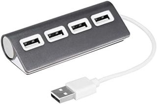 Hub USB 2.0 – 4 Ports USB – Plug and Play – Multiprise USB (Rouge)