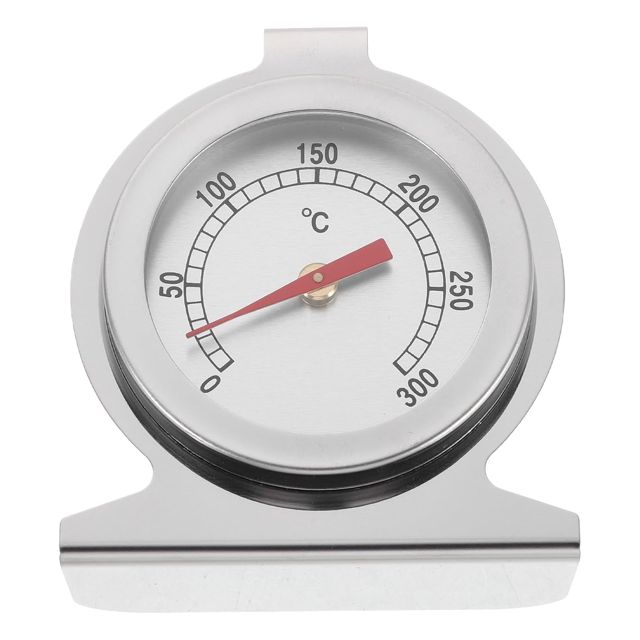 ABOOFAN Thermomètre de Four Acier Inoxydable C Cuisson Pâtisserie et Friture Accessoire Cuisine avec Cadran Lisible pour Four Électrique et Grill