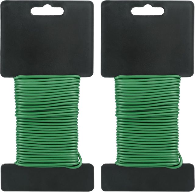 KINGLAKE 2 Pièces Fil Jardinage Cordon SDE Jardin pour Plantes et arbustes Attaches de Jardin pour Plantes, 3.5mmX8M