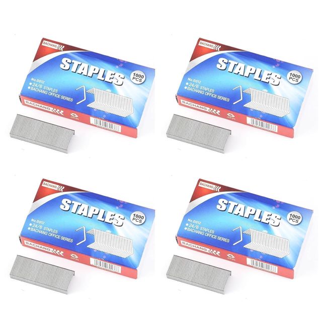 NIYATA 4000Pcs Agrafes 24/6,Agraphes 24/6,Staples 24/6