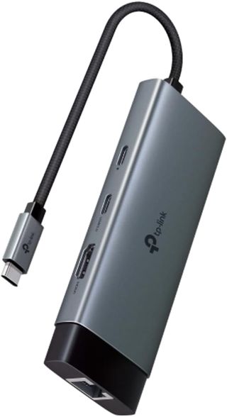 TP-Link UH6120C Hub USB C 6 en 1, station d'accueil USB C vers HDMI, adaptateur HDMI 4K 60 Hz, station d'accueil 2 ports de données USB-A, alimentation 100 W, adaptateur multiport USB C 3.0