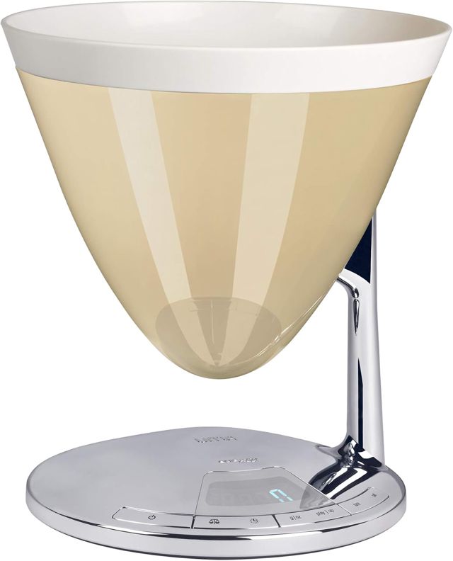 BUGATTI, Uma, Balance de Cuisine Numérique avec Minuteur, Affichage Électronique, Bol de pesée Amovible, Capacité Maximale 3 kg, Design Élégant, Couleur Rouge