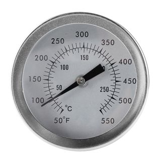 NUOBESTY Thermomètre de Four en Métal Inoxydable 50-550℉ Cadran pour Cuisson en Temps Réel Léger et Montage Fileté 5/16unc Barbecue Cuisine