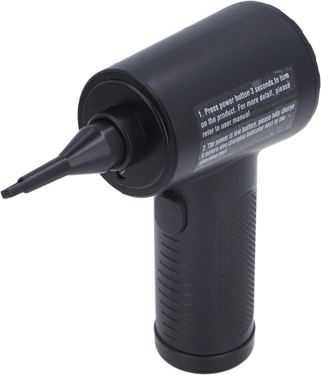CHICIRIS Plumeau à Air sans Fil, Souffleur D'air comprimé Rechargeable 51 000 Tr/min avec Buse à Brosse pour le Nettoyage des Claviers électroniques et des Voitures