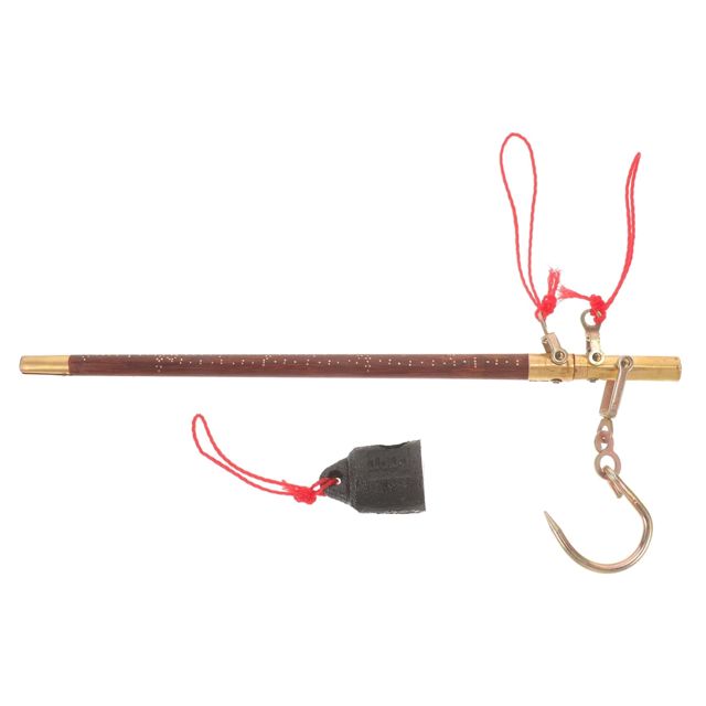 PRETYZOOM Balance Crochet Suspendu Style Chinois Classique Cuisine Traditionnelle Poids Précis en Bois pour Décoration et Usage Quotidien la Maison