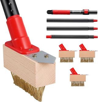 Mitclear Brosse Exterieur à Mauvaises Herbes avec Manche Télescopique 135cm
