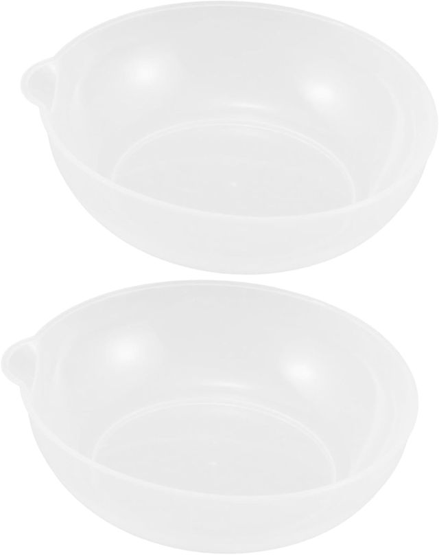 2 Plateaux À Échelle De Cuisine En Plastique Réutilisable Plateau À L'Échelle Alimentaire Pour Balance Électronique Pesée De Petits Objets Rangement Quotidien 7.28 X 6.89 X 2.17 in