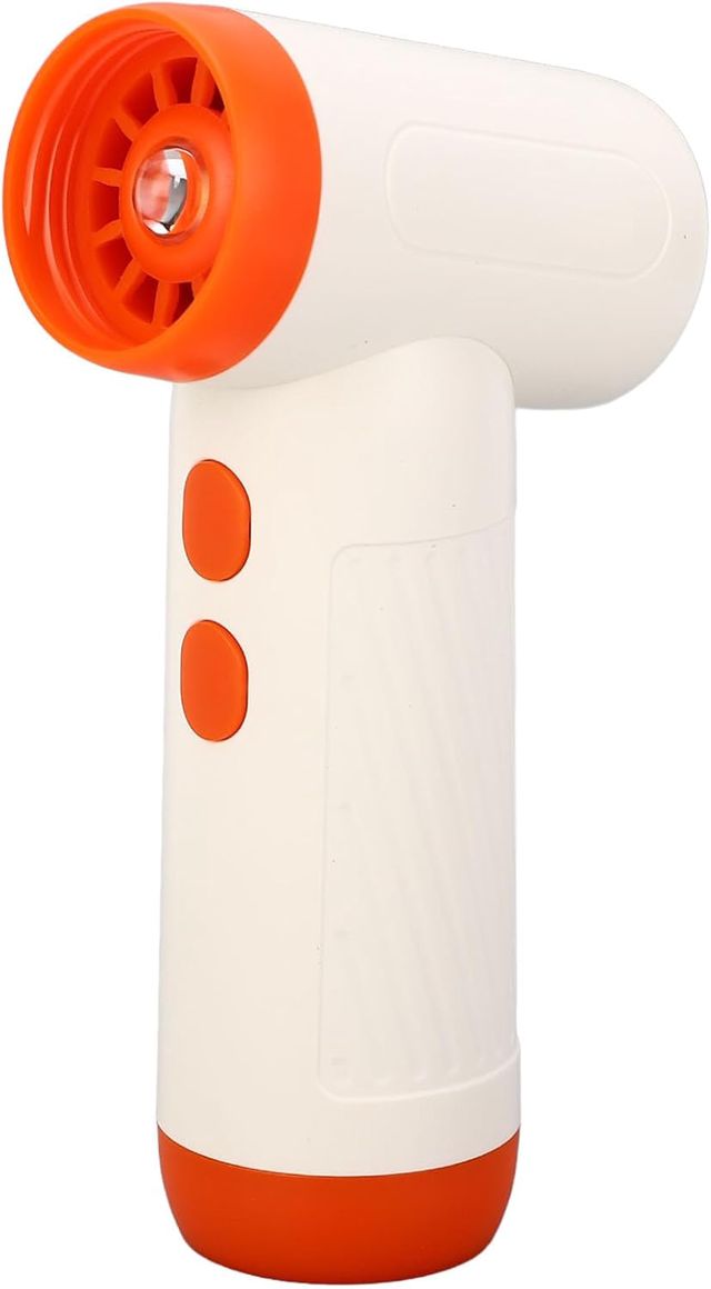 Luocute Plumeau à Air comprimé, Souffleur D'air Portable Haute Vitesse 130 000 Tr/min avec 4 Vitesses Réglables et Lampe de Poche, pour le Nettoyage du Clavier D'ordinateur, de la