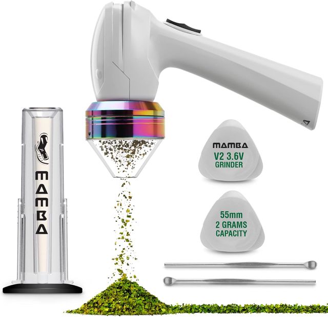 Mamba XL Moulin Électrique à Graines, Épices USB-C, Vert