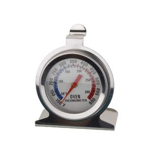 Thermomètre de four en acier inoxydable avec grand cadran - Outil de cuisine