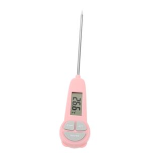 UKCOCO Thermomètre Numérique Cuisine Sonde en Acier Inoxydable, Écran Digital, Précis pour Cuisson et Friture, pour Liquides et Solides
