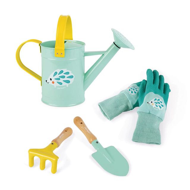 Janod, Exploration, Set Jardinage Enfant, 4 Accessoires, Dès 3 Ans