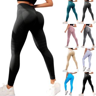 riou Leggings 3D Anti-Cellulite, Compession 3D pour Femme, Minceur Taille Haute, sans Couture, Pantalon de Sport pour Course à Pied, Yoga Fitness Pantalon Sport