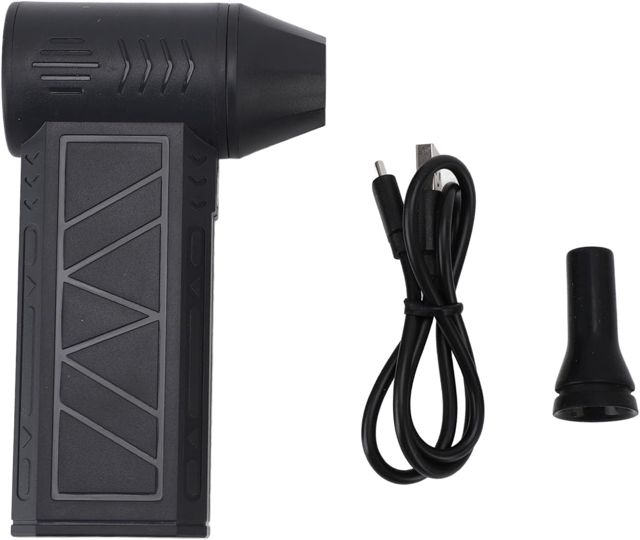 Plumeau à air comprimé 130 000 tr/min, 4 vitesses réglables, rechargeables, souffleur à sec avec moteur sans balais pour clavier d'ordinateur, nettoyage extérieur, détails