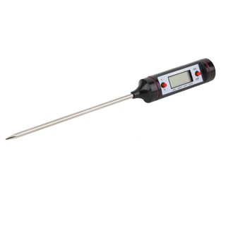 Naroote Thermomètre Numérique Sonde de Haute Précision pour Test de Température de Viande de Nourriture de Barbecue de Cuisine, Affichage de Commutateur Fahrenheit Celsius, adapté aux Chefs à Domicile