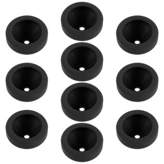 Alipis 10 Pièces Housses de Protection en Silicone Noir pour Thermomètre Alimentaire 3,8 Mm, Étanches, Résistantes Chaleur, Anti-poussière, Cuisine et Barbecue