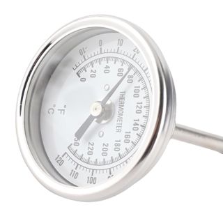 Haofy Thermomètre à Grand Cadran, Thermomètres Extérieurs pour Four et Gril pour une Cuisson Précise, Affichage Facile à Lire, Idéal pour la Cuisine et le Barbecue Thermomètre à Grand Cadran, en