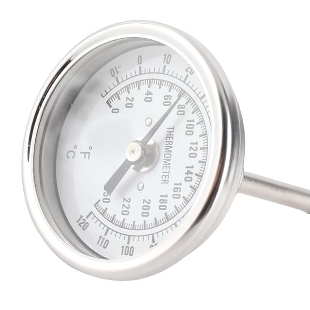 Haofy Thermomètre à Grand Cadran, Thermomètres Extérieurs pour Four et Gril pour une Cuisson Précise, Affichage Facile à Lire, Idéal pour la Cuisine et le Barbecue Thermomètre à Grand Cadran, en