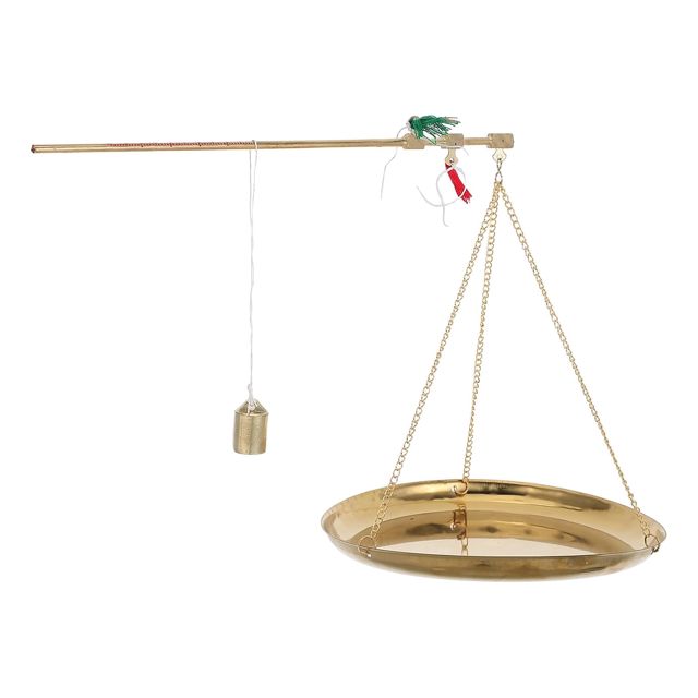 Balance à Levier Chinoise en Cuivre 250g pour Herbes et Ingrédients