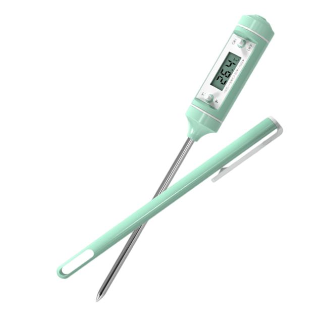 BESPORTBLE Thermomètre Électronique Lait et Aliments Cuisine Précision Rapide Écran LED Lisible Outil de Mesure Pratique pour Pâtisserie et Cuisson
