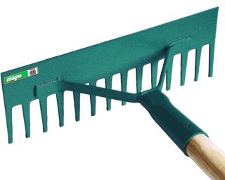 RATEAU RACLOIR A Beton 40CM - 14 Dents sans Manche 357400