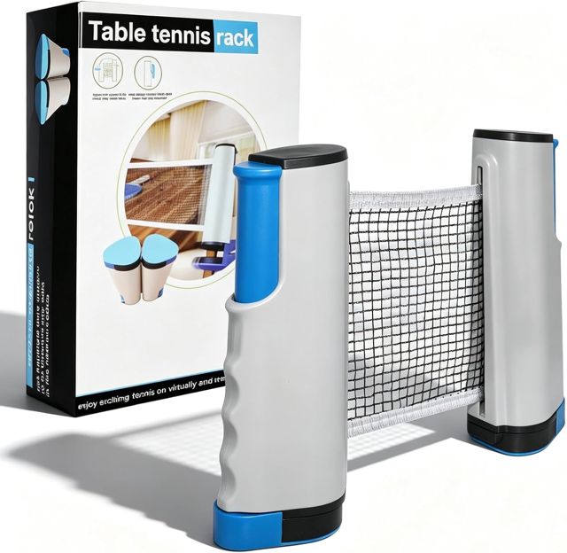 Filet de Ping Pong Rétractable, Filet de Tennis de Table