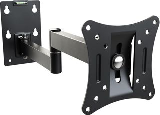 RICOO R02-11 Support Écran PC TV Mural 13 17 19 22 24 27 28 32 34 Pouces Supprot Mural VESA 50x50 75x75 100x100 Max 20 Kg Orientable Inclinable Fixation Moniteur Bras pour Moniteurs