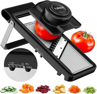 Fullstar Stainless Steel - Mandoline Cuisine Multifonctions Inox 2 en 1