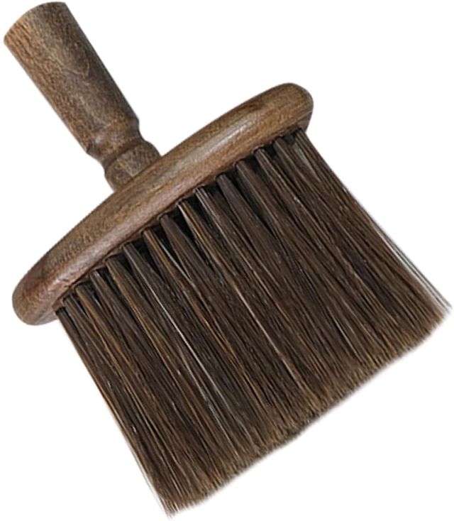 Brosse de Nettoyage Portable à Manche en Bois Poils Doux en Pbt Mini Brosse à Poussière Multifonction pour Bureau Clavier Interstices Nettoyage Précis Profondeur