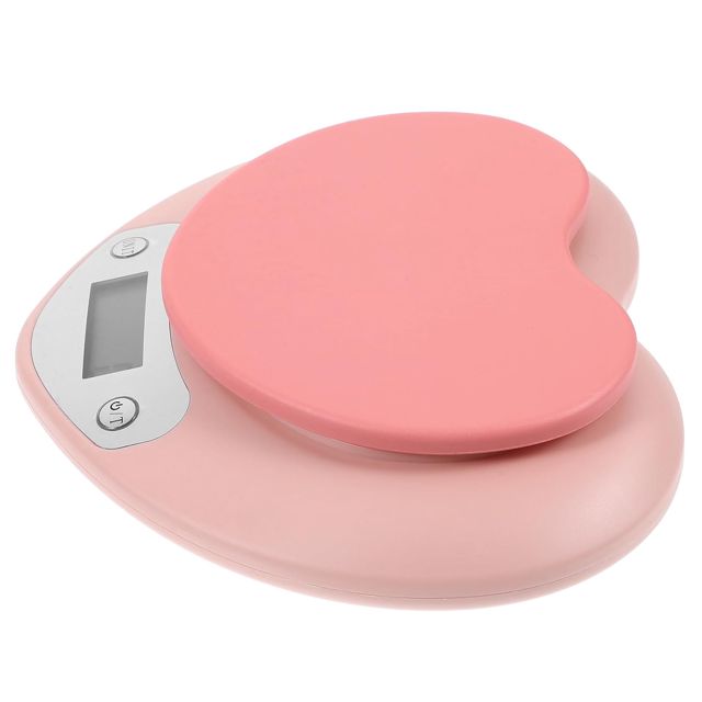 Artibetter Balance Précision Rose en Capteur Plastique Cuisine Électronique Haute Pesée Exacte, Design Moderne pour Pâtisserie
