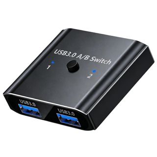 Commutateur USB 3.0 Bidirectionnel, Switch 2 en 1 Sortie/1 en 2 Sortie