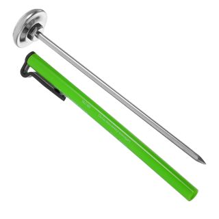 BESPORTBLE Thermomètre Alimentaire à en Acier Inoxydable Vert Précision Rapide Large Plage de Température pour Cuisson Lait Café Viande et Pâtisserie Ustensile Cuisine Polyvalent