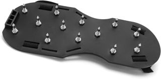 Chaussures à ongles – Utilisées comme aérateur de pelouse ou chaussures à chape – Chaussures à ongles pour scarificateur de pelouse – Chaussures à ongles pour scarificateur – (Noir)