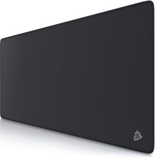 CSL-Computer - Tapis de souris XXL Speed Gaming Titanwolf noir 900 x 400 mm - Grande base de table - Améliore la précision et la vitesse, 23032532, Type 1