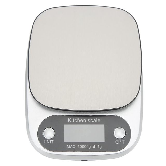 Haofy Balance Alimentaire Numérique en Acier Inoxydable, Nettoyage Rapide, écran LED pour la Cuisson, Fournitures de Cuisine