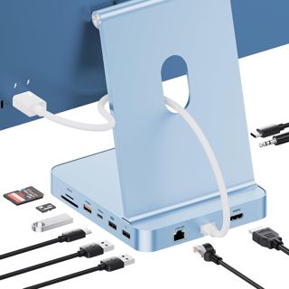 Hub USB-C 11 en 1 pour iMac 24" M1/M3/M4 avec boîtier SSD M.2 NVMe 4 to
