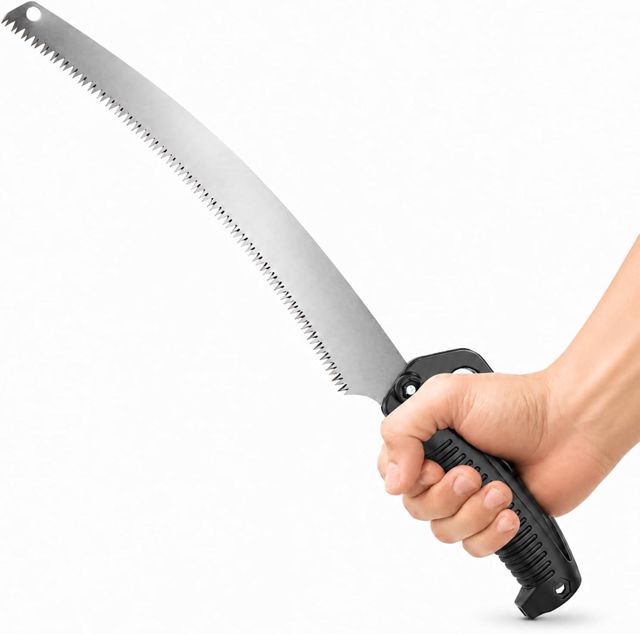 SISUPASSIE Scie à Branches, Scie Manuelle pour Élagage, Scie d'Élagage pour Jardin, Terrasse et Cour