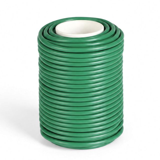 Romon Fil de Fer Jardin Vert 3,5mm x 20m pour Jardin, DIY & Câbles