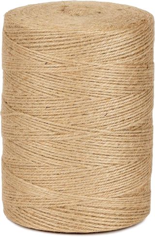 Ficelle Jute Naturel 2mm Bobine 800 m La Cordeline CJN34, pour jardinage, bricolage, activités manuelles et DIY