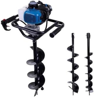 Scheppach Tarière Thermique EB2000 1450W Forets 100, 150, 200mm inclus
