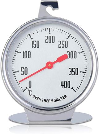 Thermomètres de four, indicateur de température de cadran debout lire le thermomètre en acier inoxydable grand gage de cuisine de cuisine pour la cuisson de cuisson de cuisine