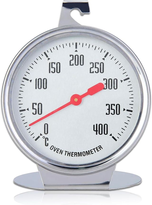 Thermomètres de four, indicateur de température de cadran debout lire le thermomètre en acier inoxydable grand gage de cuisine de cuisine pour la cuisson de cuisson de cuisine