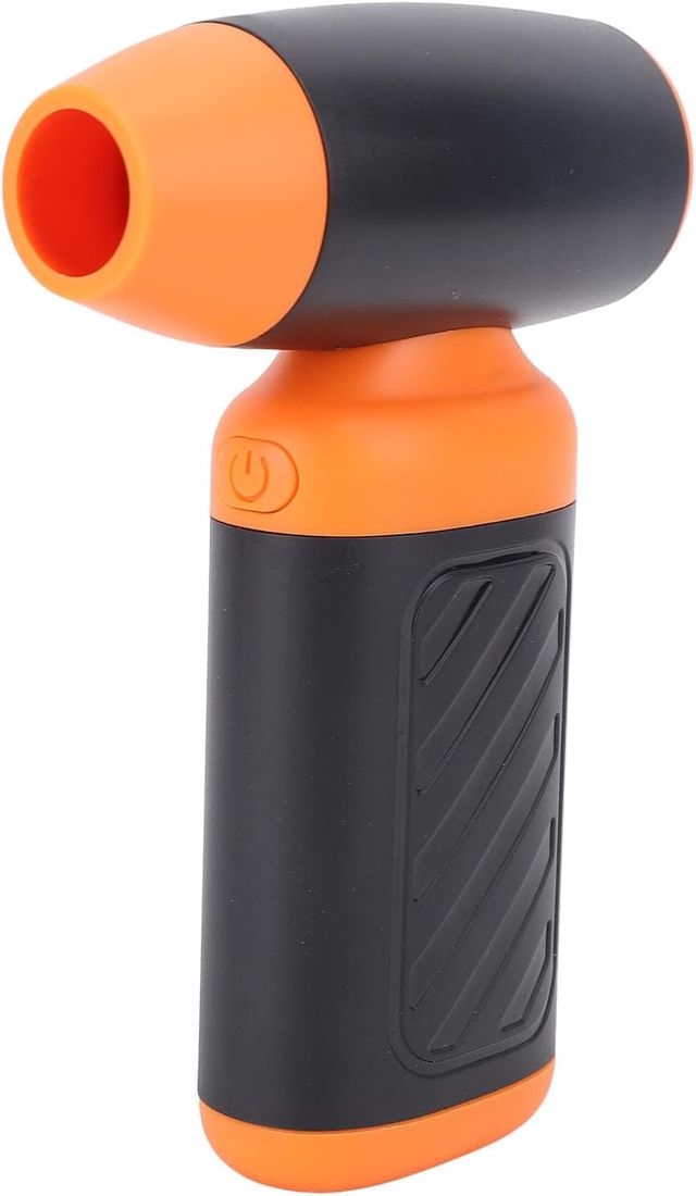 Plumeau D'air électrique sans Fil, 130 000 Tr/min, Rechargeable, pour le Nettoyage du Clavier et du PC, avec Batterie de 4000 MAh, Ventilateur à Vitesse Réglable (BLACK)