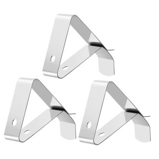 MAGICLULU 3 Pinces Thermomètre en Acier Inoxydable, Support de Sonde 3,8mm, Design Compact, Cuisine et Cuisson