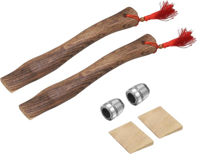 QUARKZMAN 2Pcs Manche De Hache en Bois De Remplacement 13" Universel