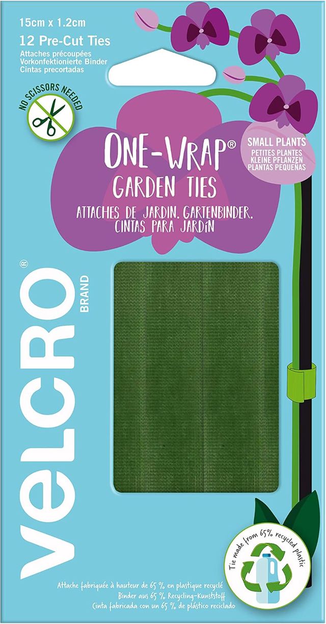 VELCRO Brand ONE-WRAP Liens réutilisables pour jardin, Vert 50mm x 5,4m