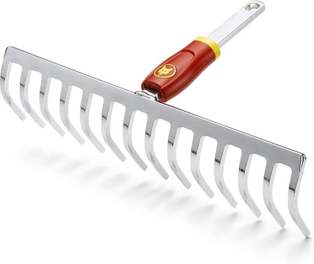 Outils Wolf, Râteau 14 Dents Multi-Star, DRM35 Argent/Orange Version Amazon Exclusive