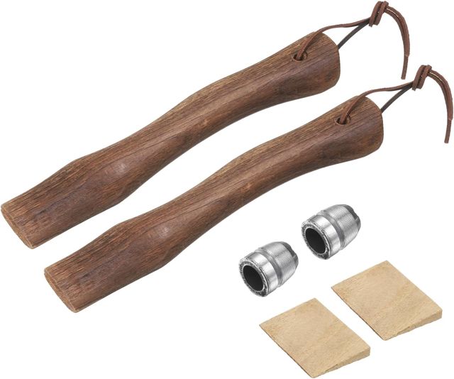 QUARKZMAN 2pcs Manche De Hache en Bois De Remplacement 10.2"