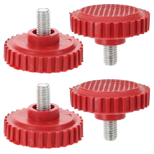 POPETPOP Pieds de Nivellement Réglables en Plastique M8 pour Balances Électroniques, Kit 4 Pièces Amortisseurs Anti-vibrations, Supports Robustes pour Stabilisation Cuisine et Salle de